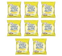 Smiths Bacon Fries 8 Pack 24g Each Pub Card Savoury Snacks Crispy Bacon Flavour Multipack British Snack Light Crunchy Snacks for Lunchboxes Parties Sharing Pack of 8 (8 x Scampi Fries)