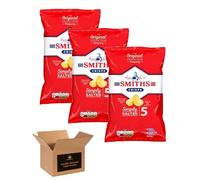 Smiths Chipsticks - Light & Crispy Flavoured Corn Snacks | Low Calorie Retro British Savoury Crisps | 6 Snack Bags | Lunchbox Snacks (Pack 3, Simply Salted)