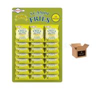 Smiths Chipsticks - Light & Crispy Flavoured Corn Snacks | Low Calorie Retro British Savoury Crisps | 6 Snack Bags | Lunchbox Snacks (Scampi - Lemon Fries - 27g x 24Pack)