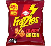 Smiths Frazzles Crispy Bacon Crisps 41g (Pack Of 30 Bags x 41g)