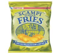 Smiths Savoury Snacks Selection Scampi Fries Carded Pub Snacks, 27 g, Pack of 24.