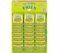 Smith's Scampi and Bacon Fries, Bacon Fries 24g and Scampi Fries 27g Pub Card Bundle Snack With Lemon & Bacon Flavored for Light Snack (24 x Scampi Fries)