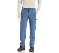 Smith's Workwear Men's Stretch Carpenter Jeans, Light Vintage Wash, 42W x 32L