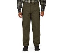 Smith's Workwear Men's Stretch Duck Canvas Carpenter Pant Casual, Black Olive, 40W x 32L