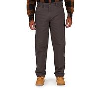 Smith's Workwear Men's Stretch Duck Canvas Carpenter Pant Casual, Granite Grey, 36W x 32L
