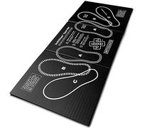 SmithShaper Squat Mat Knee Mat - 30.75" Length -Squats Leg Muscle Targeting - Folds to 0.90-inch Thick Exercise Kneeling Mat - Ab Rollouts - Knee Pushups Pad - NBR