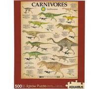 Smithsonian Carnivore Dinosaurs 500 Piece Jigsaw Puzzle
