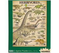 Smithsonian Herbivore Dinosaurs 500 Piece Jigsaw Puzzle