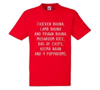 Smithy Curry Indian List bhuna Gavin and Stacey Nessa Wales Welsh Mens Premium Funny Tshirt top Novelty Gift Present dad Husband boy Red