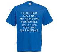 Smithy Curry Indian List bhuna Gavin and Stacey Nessa Wales Welsh Mens Premium Funny Tshirt top Novelty Gift Present dad Husband boy Blue