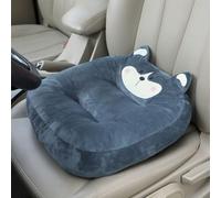 SMIUPIN Cartoon Plush Car Booster Seat Cushion, Cute Funny Car Seat Cushion Heightening,Chair Cushion for Office Sofa Living Room (Dog)
