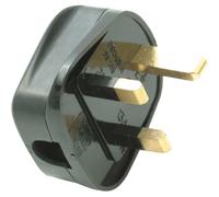 SMJ 13amp Fused Plug Trade Pack Black Pack of 20