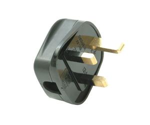 SMJ - Black 13A Fused Plug (Trade Pack of 20)