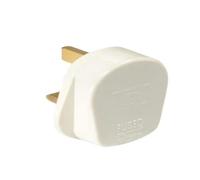 SMJ Electrical TW13FP 13 Amp Fused Plug (White)