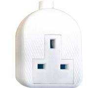 SMJ RTS1GW Extension Socket 1-Gang 13amp Rubber - White- you get 10