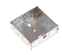 Deta 1 Gang 25mm Metal Back Box - DB162