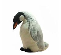 SMJWH 42cm Standing Emperor Penguin Plush Toy, Extra Large Realistic Soft Animal Doll, Stable Collectible for Decor