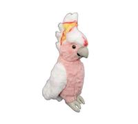 SMJWH Adorable Cockatoo Bird Stuffed Animal Plush Toy, Soft White Parrot Doll, Cute Exotic Gift for Kids, Toddlers & Fans