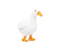 SMJWH Cute Duck Plush Toy Soft Stuffed Animal Realistic Farm Bird Doll Birthday Gift for Kids Toddlers Child Shower Nursery Room Decoration Cuddly