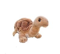 SMJWH Cute Galapagos Tortoise Plush Toy, Lifelike Stuffed Tortoise Doll, Soft & Cuddly Land Animal Toy for Kids & Adults, Birthday Gift