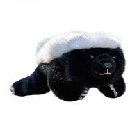 SMJWH Cute Honey Badger Plush Toy Shoulder Buddy Stuffed Animal Doll Gift for Kids Adults