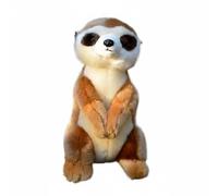 SMJWH Cute Meerkat Plush Toy with Stand-Up Pose - Soft Simulation Animal Stuffed Doll Gift for Kids Birthday