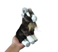 SMJWH Cute Mountain Goat Plush Toy Ibex Stuffed Animal Doll Sitting Soft Farm Animal Gift for