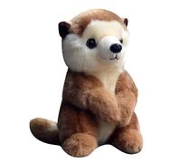 SMJWH Cute Realistic Otter Plush Toy, Soft Stuffed River Animal Doll, Huggable Cuddle Toy for Kids Birthday Gift