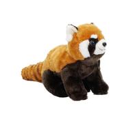 SMJWH Cute Red Panda Plush Toy, Soft Stuffed Animal Lesser Panda Doll, Realistic Wildlife Plushie Birthday Gifts for Kids, Fluffy Nursery Decor Animal Toy