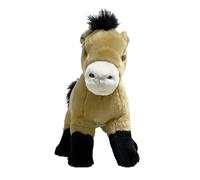 SMJWH Exquisite Przewalski's Horse Plush Toy - Realistic Standing Horse Stuffed Animal Doll, Soft Cuddly Gift for Kids