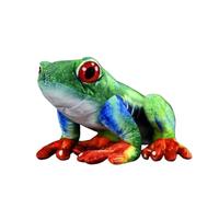 SMJWH Large Red-Eyed Tree Plush Toy - Cute Stuffed Animal Cuddly Amphibian Doll, Gift & Decor, 34cm