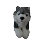 SMJWH Mini Husky Puppy Plush Toy, Cute Stuffed Animal Dog, 17cm Cuddly Siberian Doll, Adorable Gift for Kids & Girls