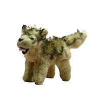 SMJWH Realistic Alaskan Malamute Dog Plush Toy Large Standing Stuffed Siberian Husky Wolf Cuddly Companion Pet Gift for Kids and Adults