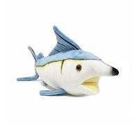 SMJWH Realistic Atlantic Blue Marlin Plush Toy Deep Sea Ocean Fish Stuffed Animal Lifelike Wildlife Collectible Gift for Marine Lovers
