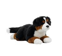 SMJWH Realistic Bernese Mountain Dog Plush Toy, Soft Stuffed Puppy Animal Doll, Cuddly Bernese Mountain Dog Gift for Kids, Nursery Decor & Dog Lovers