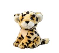 SMJWH Realistic Big Plush Toy, Super Soft Leopard, Clouded, or Snow Stuffed Animal, Wildlife Doll(B)