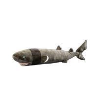 SMJWH Realistic Cookiecutter Shark Plush Toy Deep Sea Animal Stuffed Doll Brazil Dart Shark Model Gift