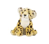 SMJWH Realistic Leopard Plush Toy Soft Cuddly Spotted Big Stuffed Animal, Cute Wildlife Cheetah for Kids Birthday Gift, Animal Home Decor