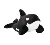 SMJWH Realistic Orca Plush Toy, Soft Stuffed Killer Whale Animal Doll, Large Marine Life Cuddly, Cute Birthday for Kids Boys Girls