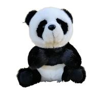 SMJWH Realistic Panda Hand Puppet Soft Stuffed Animal Glove Toy for Kids Early Education Role Play Gift