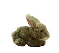 SMJWH Realistic Rabbit Plush Toy Unbranded Sitting Bunny Stuffed Animal Lifelike Woodland Creature Doll Gift for Kids Home Decor