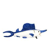 SMJWH Realistic Sailfish Plush Toy Blue Marlin Stuffed Animal Deep Sea Ocean Fish Large for Marine Enthusiasts