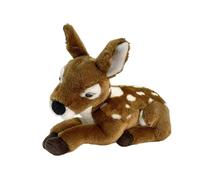 SMJWH Realistic Spotted Fawn Deer Plush Toy Soft Stuffed Animal Doll Forest Woodland Child Deer Gift