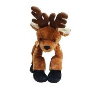 SMJWH Realistic Spotted Fawn Plush Toy, Soft Deer Stuffed Animal Doll, Fallow Deer Plushie, Educational Gift for Kids & Girls(Stype A: 30cm long and 30cm high)