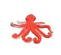 SMJWH Red Octopus Stuffed Animal Plush Toy Large Squid Cuddle Sea Creature Soft Doll Underwater Marine Life Decorative Gift
