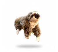 SMJWH Sloth Hand Puppet Plush Toy, Soft Three-Toed Sloth Stuffed Animal, Interactive Animal Doll for Storytelling & Play.