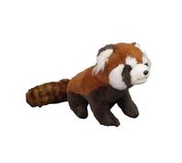 SMJWH Super Cute Red Panda Plush Toy Stuffed Animal Lifelike Firefox Doll Soft Cuddle Gift for Kids Wildlife Enthusiasts and Collectibles