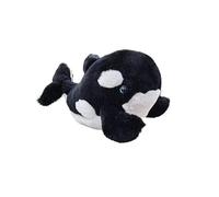 SMJWH Super Soft Orca Whale Plush Toy, Lifelike Killer Stuffed Animal, Marine Life Doll for Kids & Adults, Ocean Animals Gift(B)