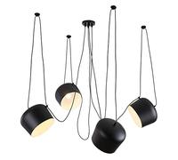 SMJY Canteen Pendant Lamp, Bar Pendant Lighting, E27 Antique Hanging Light, Industrial Lamp, Aluminum Lampshade 180cm Wire DIY Chandelier