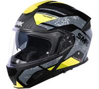 SMK Gullwing Navigator Helmet, grey-yellow, size M